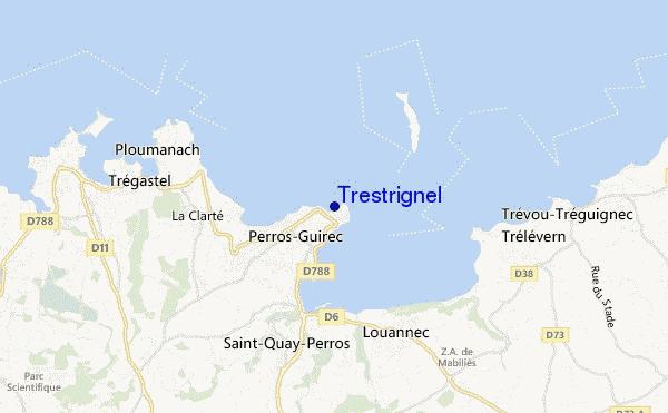 mappa di localizzazione di Trestrignel
