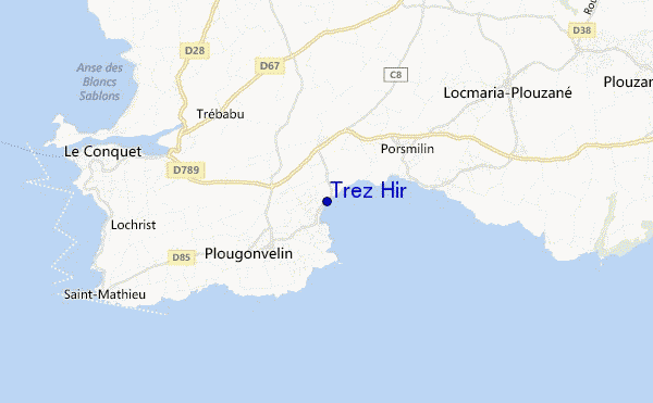 mappa di localizzazione di Trez Hir
