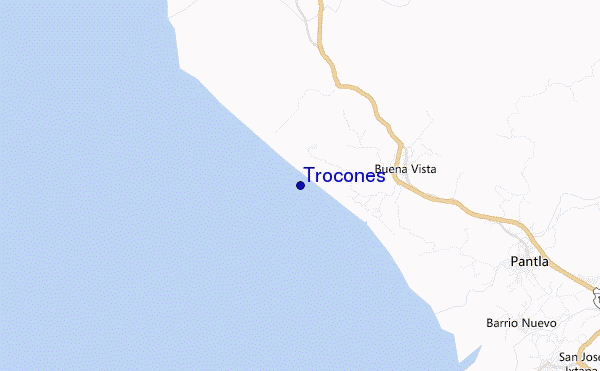 mappa di localizzazione di Trocones