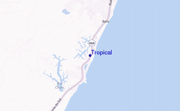 mappa di localizzazione di Tropical