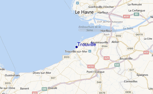 Trouville Location Map