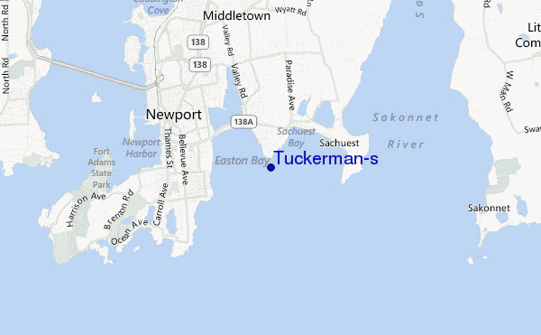mappa di localizzazione di Tuckerman's