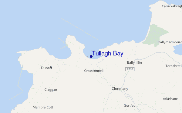 mappa di localizzazione di Tullagh Bay