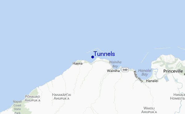 mappa di localizzazione di Tunnels