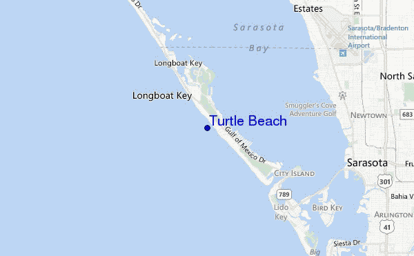 mappa di localizzazione di Turtle Beach