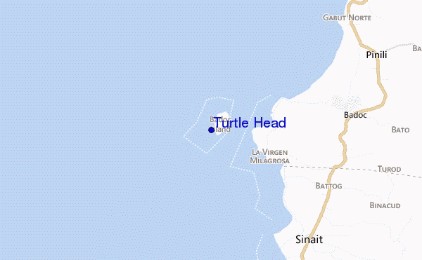 mappa di localizzazione di Turtle Head