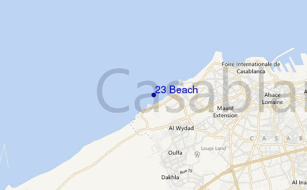 mappa di localizzazione di 23 Beach