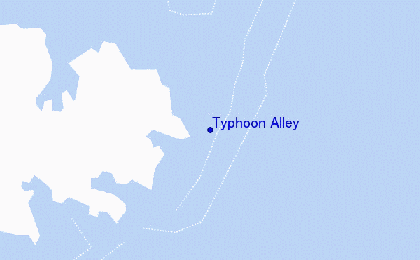 mappa di localizzazione di Typhoon Alley