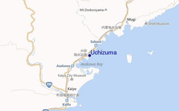 mappa di localizzazione di Uchizuma