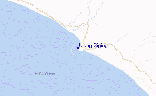 mappa di localizzazione di Ujung Siging