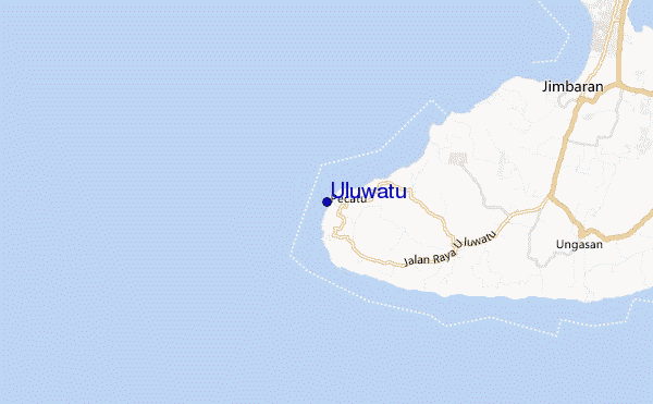 mappa di localizzazione di Uluwatu