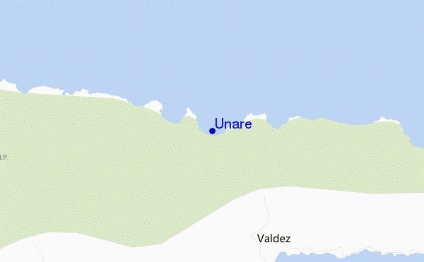 mappa di localizzazione di Unare