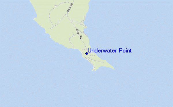 mappa di localizzazione di Underwater Point