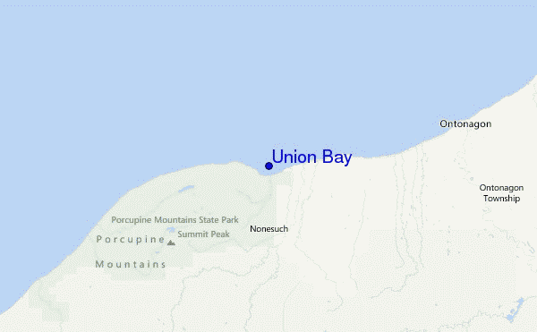 Union Bay Location Map