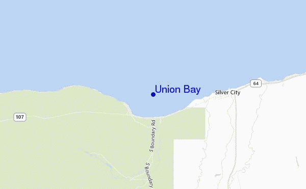 mappa di localizzazione di Union Bay