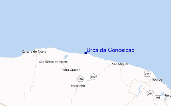 Urca da Conceicao Location Map