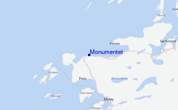 Monumentet Location Map