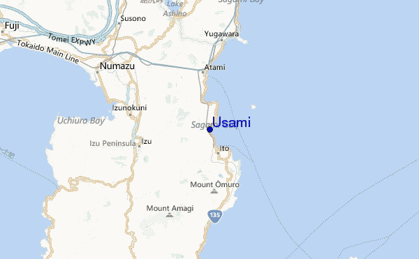 Usami Location Map
