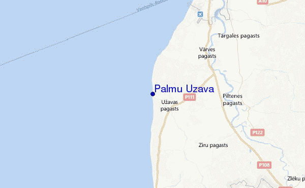 Palmu Užava Location Map