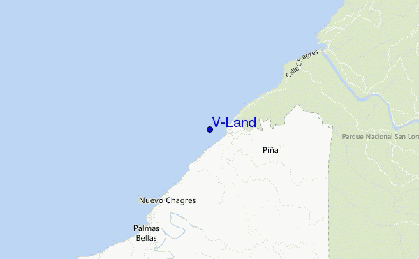 mappa di localizzazione di V-Land