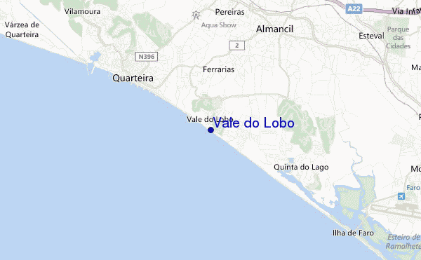 mappa di localizzazione di Vale do Lobo