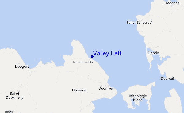 mappa di localizzazione di Valley Left