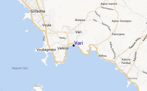 mappa di localizzazione di Vari