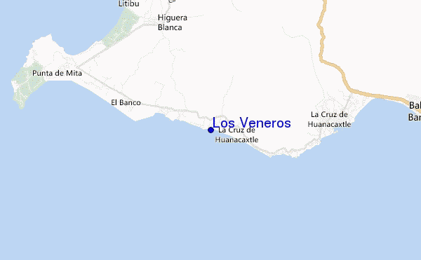 mappa di localizzazione di Los Veneros