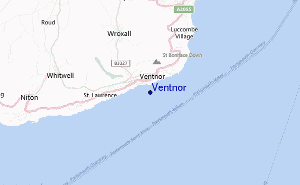 mappa di localizzazione di Ventnor