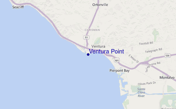 mappa di localizzazione di Ventura Point