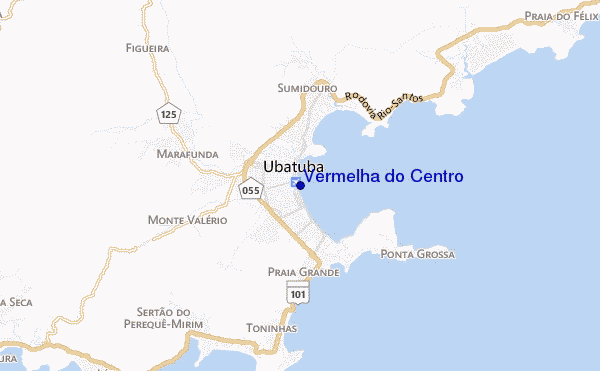 mappa di localizzazione di Vermelha do Centro