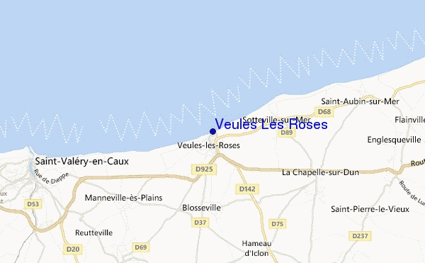 mappa di localizzazione di Veules Les Roses