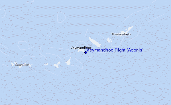mappa di localizzazione di Veymandhoo Right (Adonis)