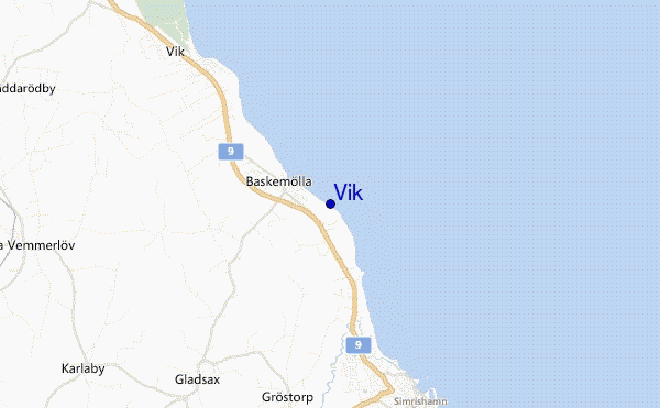 mappa di localizzazione di Vik