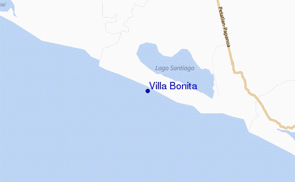 mappa di localizzazione di Villa Bonita