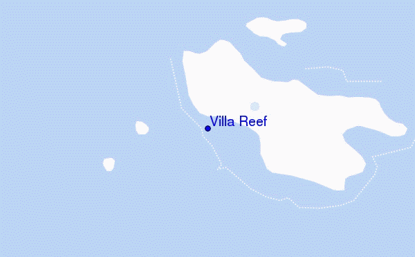 mappa di localizzazione di Villa Reef