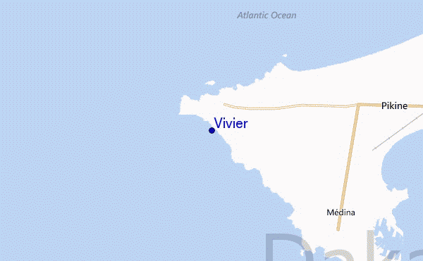 mappa di localizzazione di Vivier