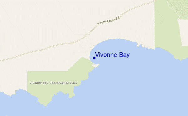 mappa di localizzazione di Vivonne Bay