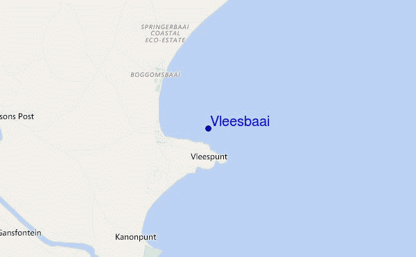 mappa di localizzazione di Vleesbaai