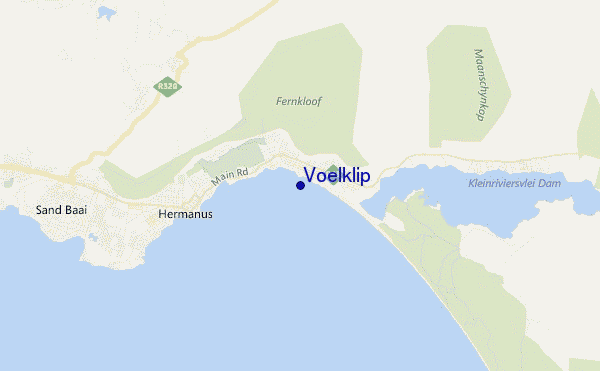 mappa di localizzazione di Voelklip