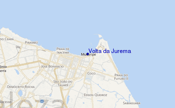 mappa di localizzazione di Volta da Jurema