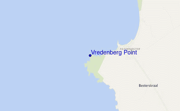mappa di localizzazione di Vredenberg Point
