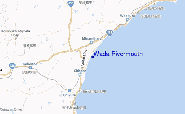 mappa di localizzazione di Wada Rivermouth