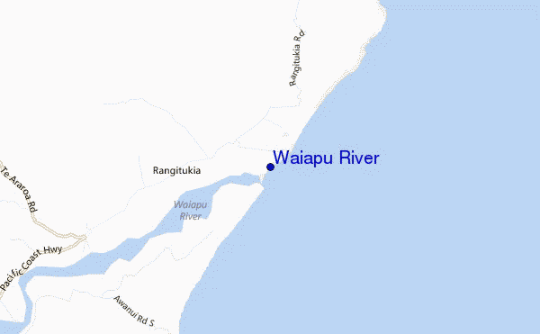 mappa di localizzazione di Waiapu River