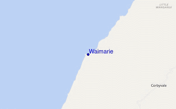 mappa di localizzazione di Waimarie