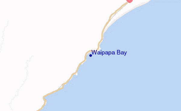 mappa di localizzazione di Waipapa Bay