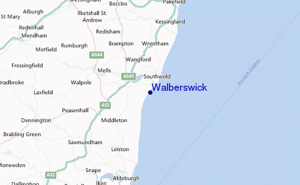 Walberswick Location Map