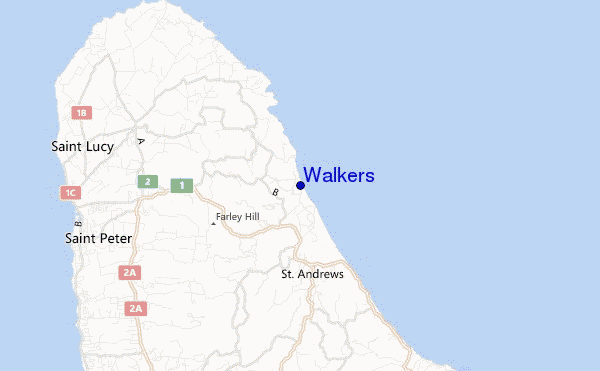 mappa di localizzazione di Walkers