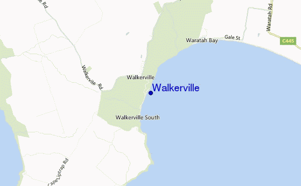 mappa di localizzazione di Walkerville