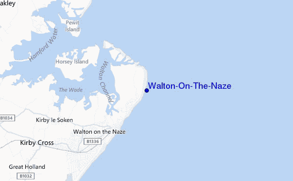 mappa di localizzazione di Walton-On-The-Naze